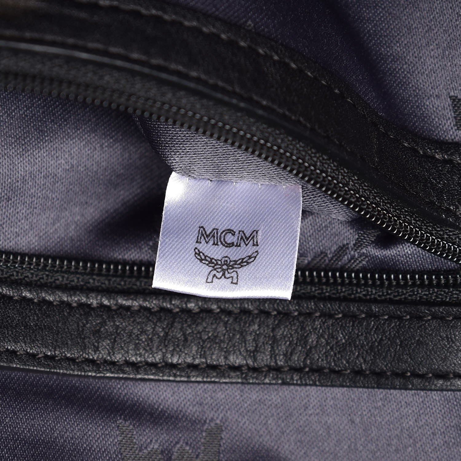 MCM Visetos Studded Medium Stark M Backpack Black 9 of 11