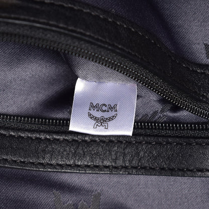 MCM Visetos Studded Medium Stark M Backpack Black 9 of 11