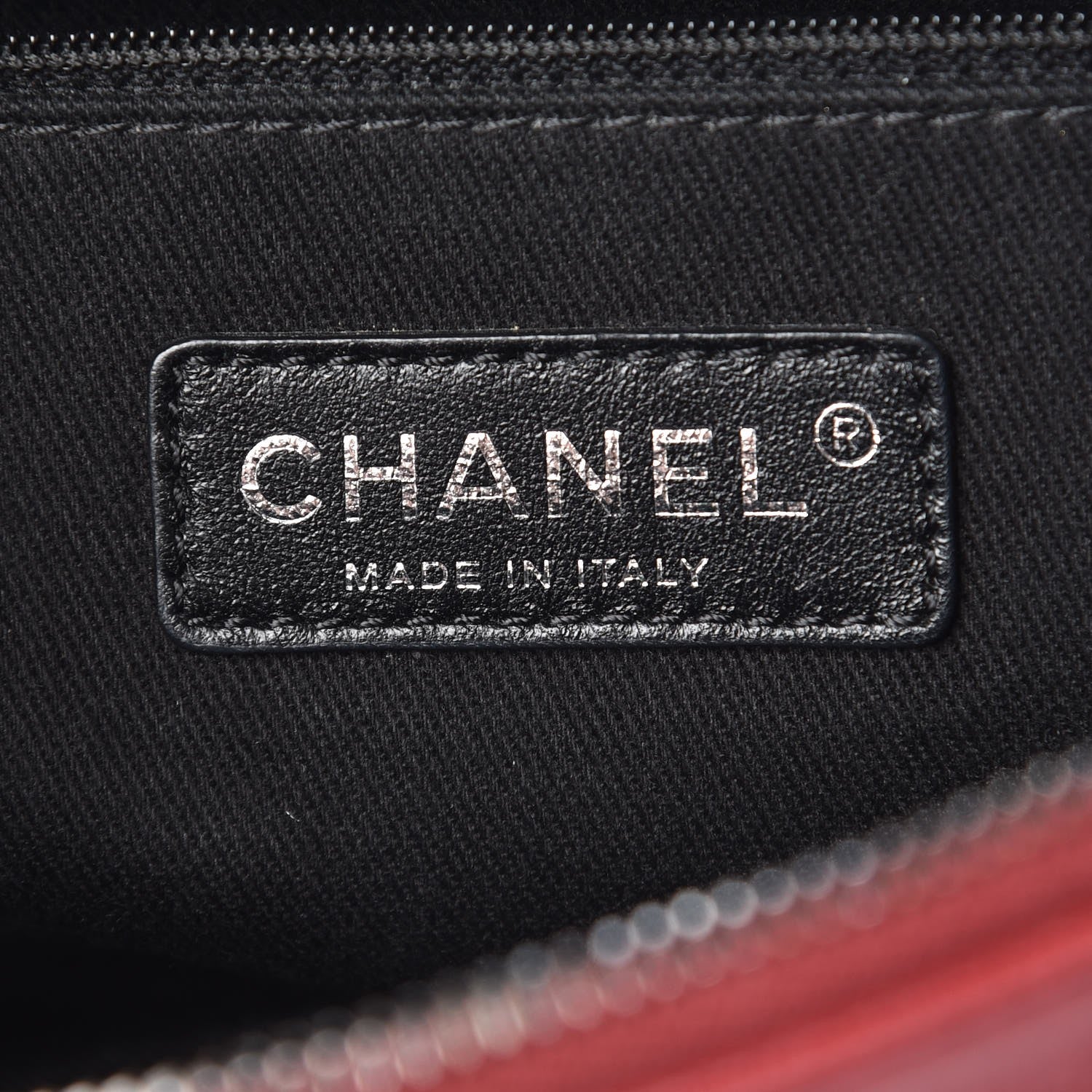 Chanel Glazed Calfskin Quilted Medium Duo Flap Dark Red 6 of 12