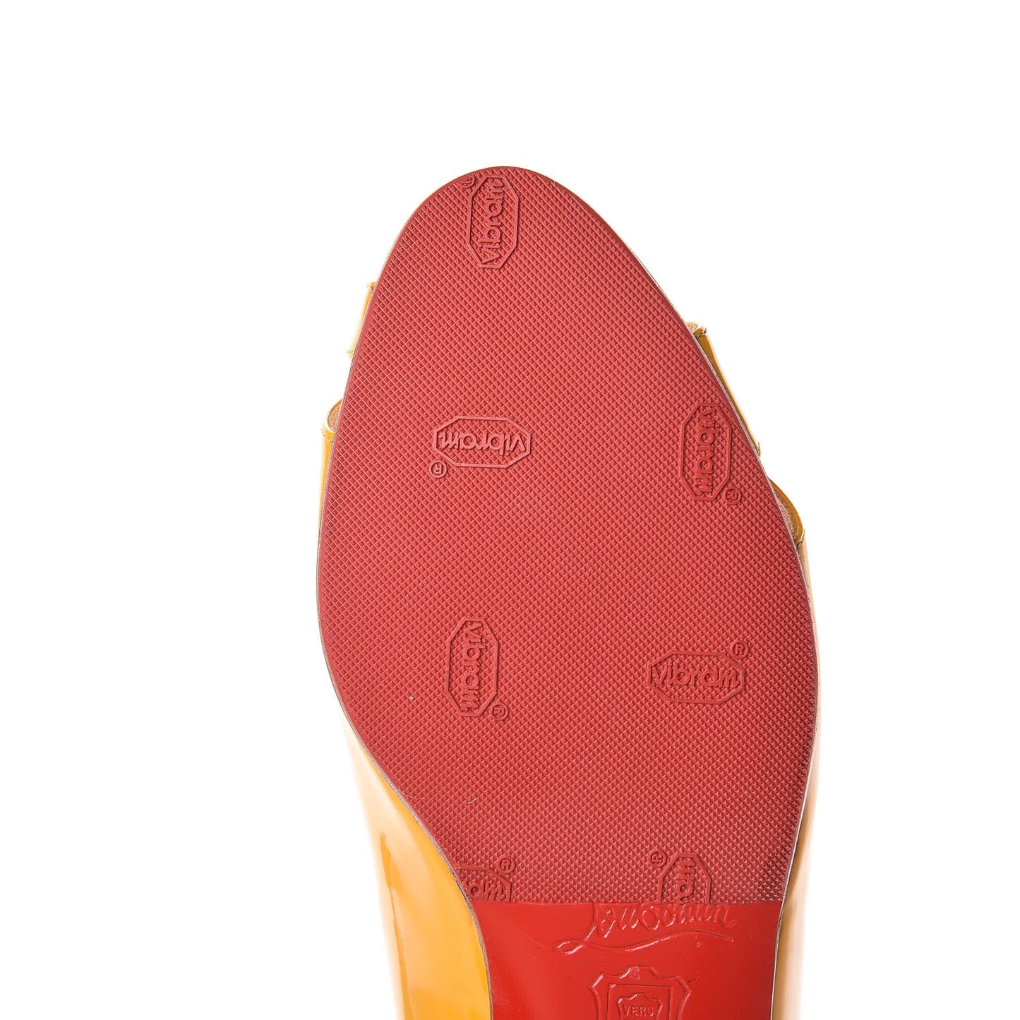 Patent Croisette Peep Toe Flats 36.5