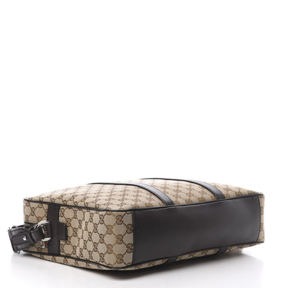 Gucci Monogram Briefcase Dark Brown 5 of 11