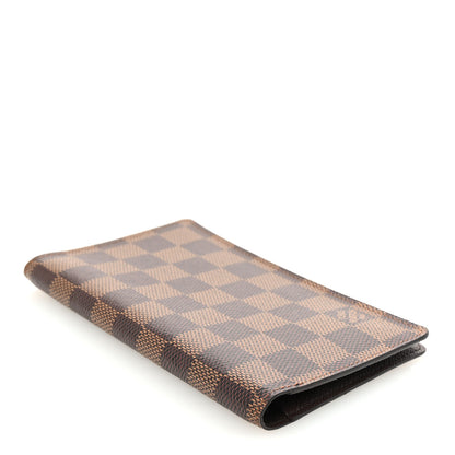 Louis Vuitton Damier Ebene Checkbook Cover Wallet 4 of 6