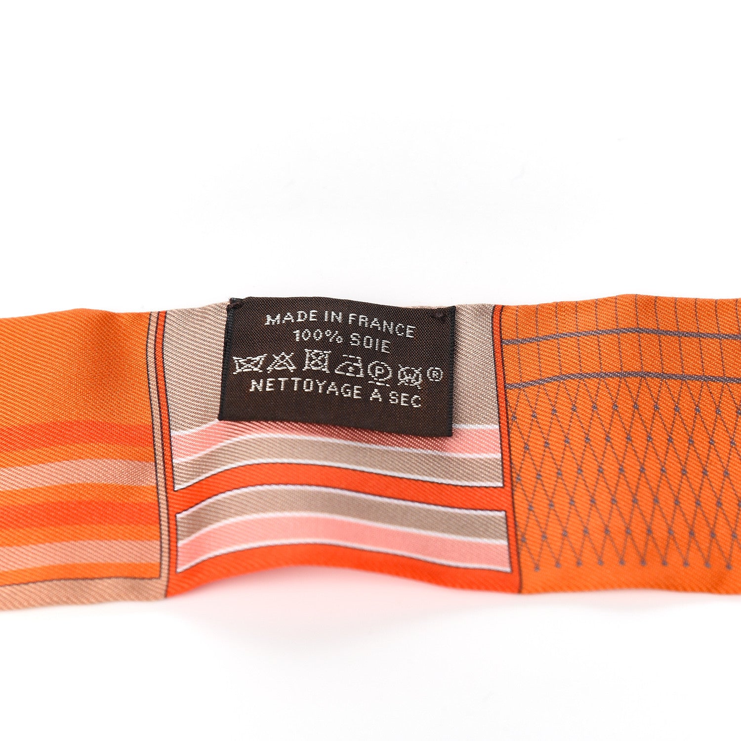 Hermes Silk Couvertures Nouvelles Twilly Orange Jaune Capucine 2 of 3
