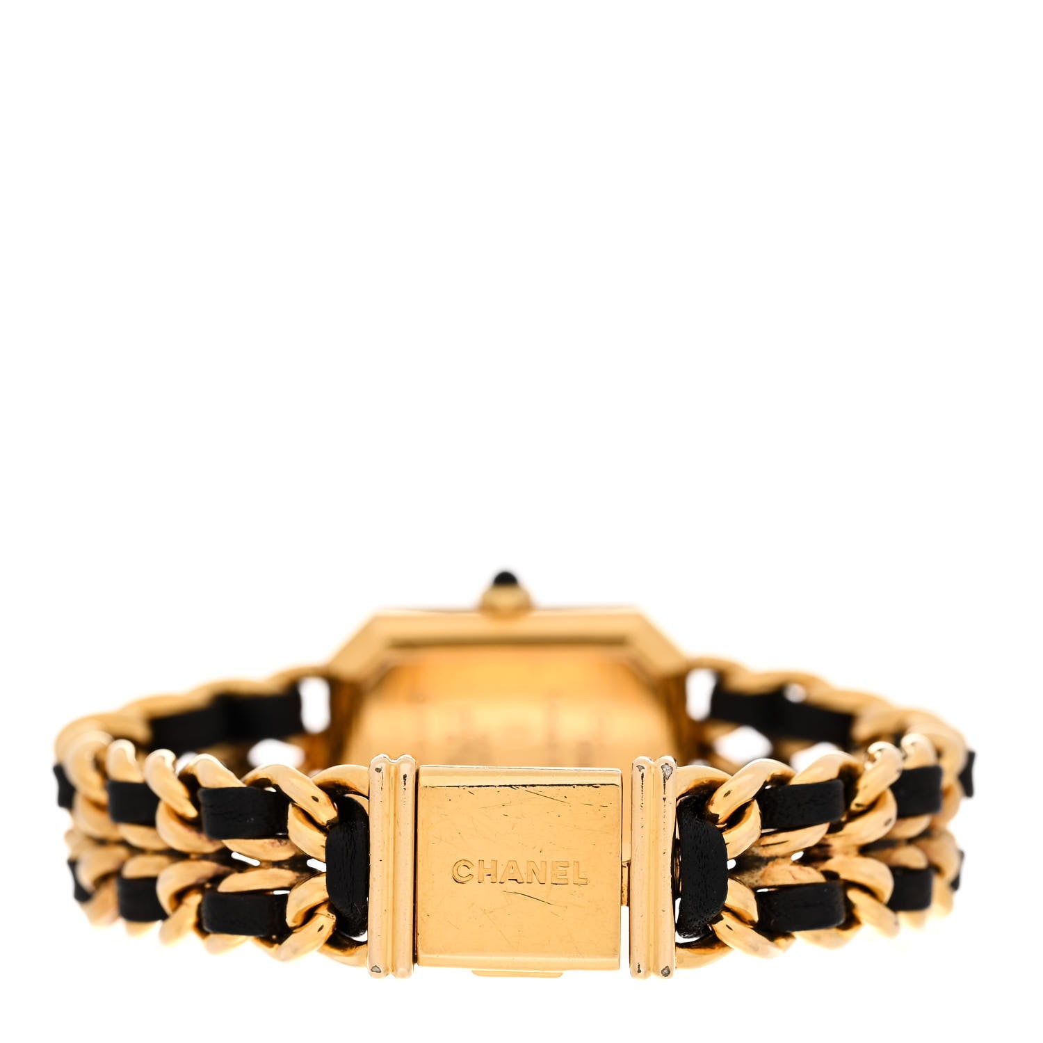 Chanel Stainless Steel Lambskin 20mm Chain Premiere Quartz Watch Gold M 3 of 7