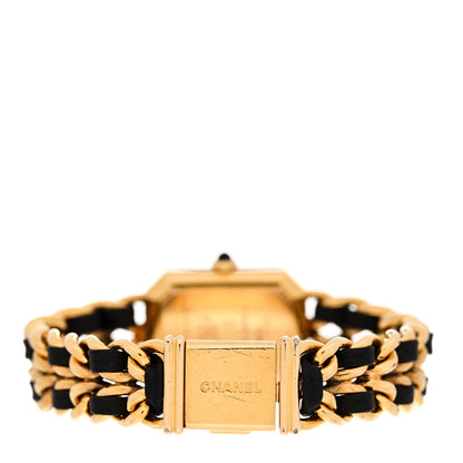 Chanel Stainless Steel Lambskin 20mm Chain Premiere Quartz Watch Gold M 3 of 7
