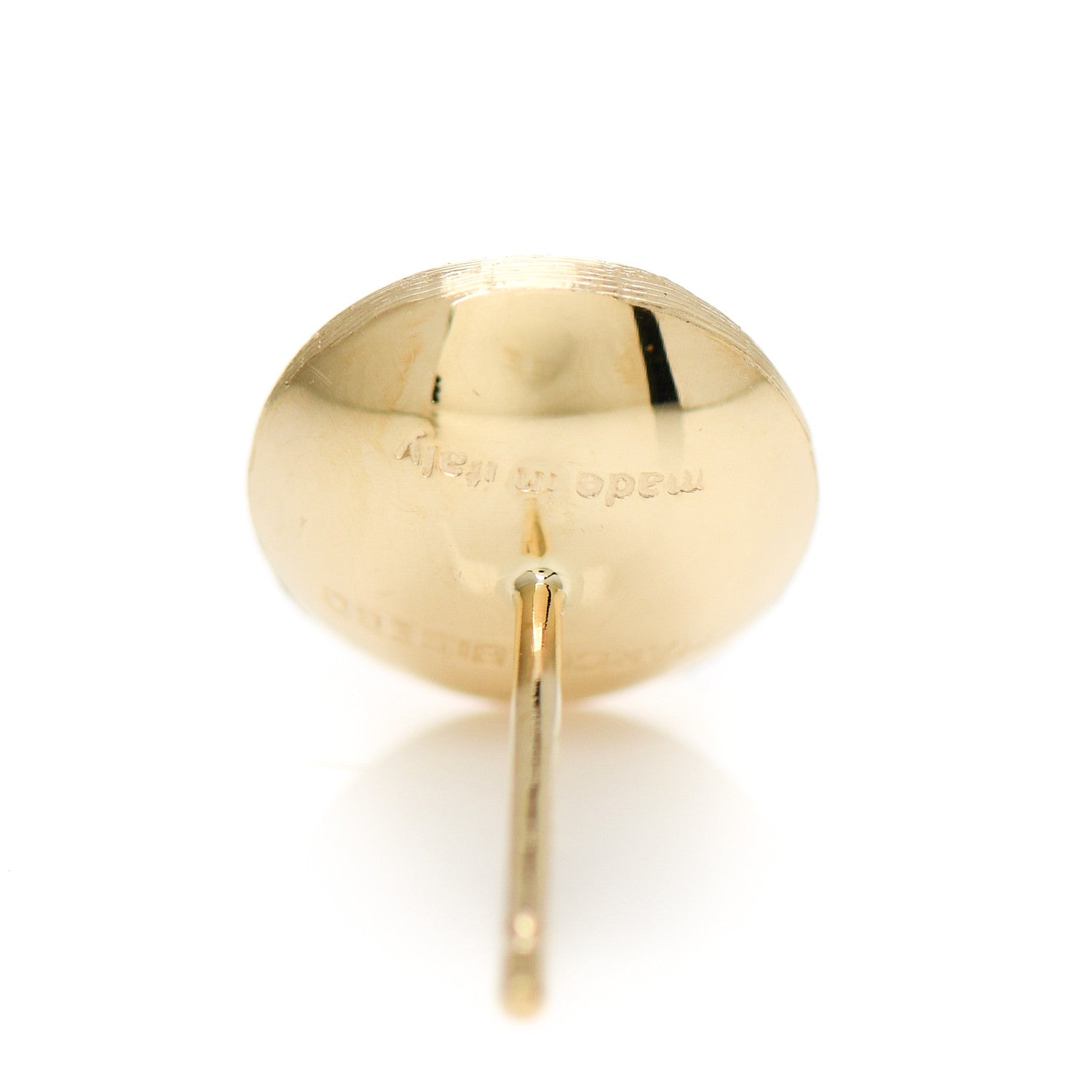 Marco Bicego 18K Yellow Gold Mother of Pearl Jaipur Color Stud Earrings 4 of 6