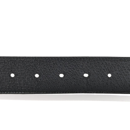 Gucci Textured Dollar Calfskin Double G 40mm Belt 90 36 Black 8 of 8