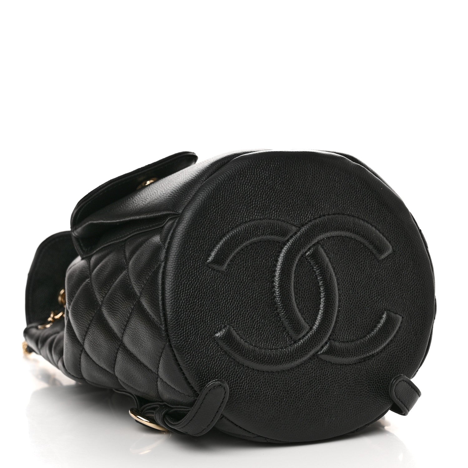 Chanel Caviar Quilted Pockets Backpack Black 4 of 11