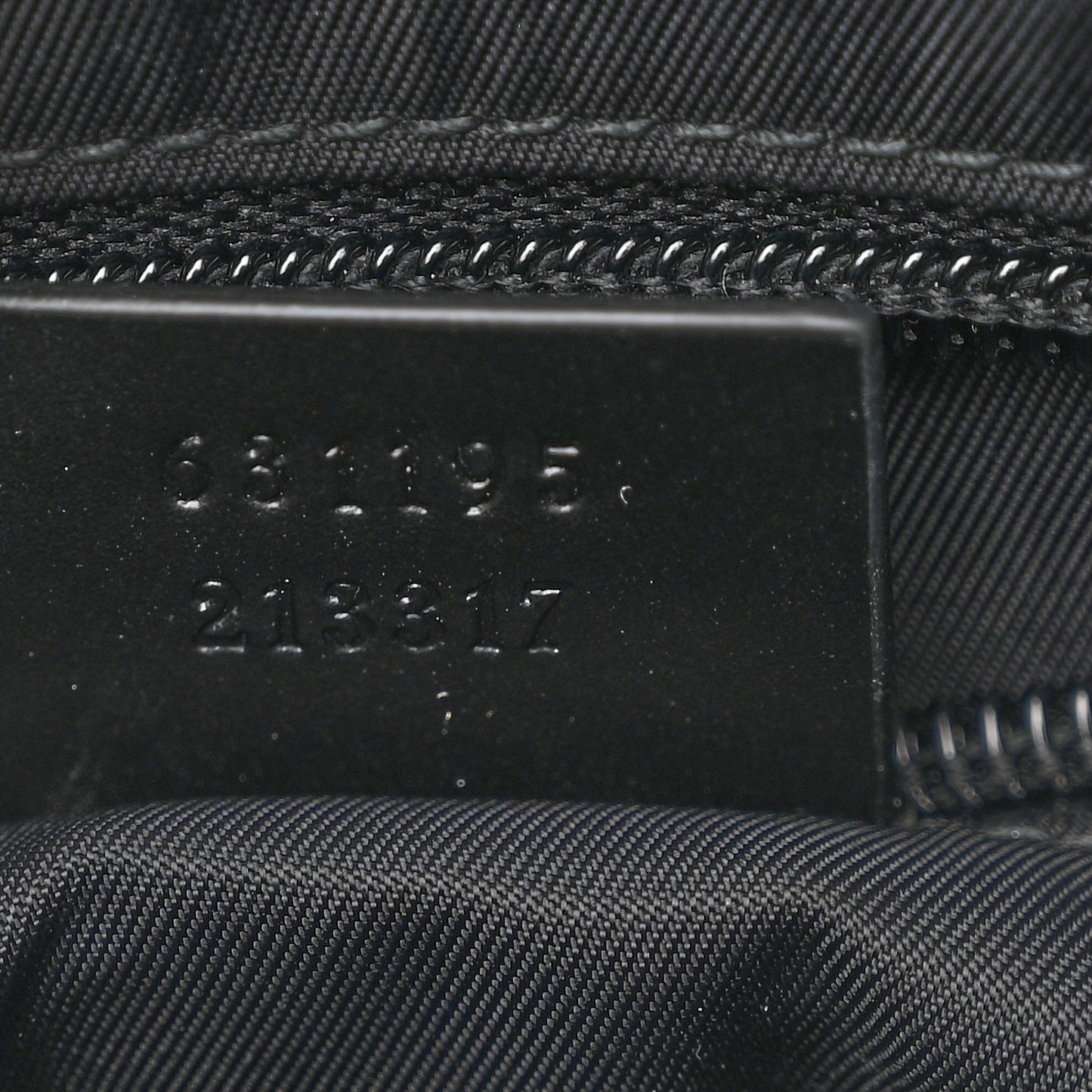Techno Canvas Selleria Calfskin Web Small Flat Messenger Bag Black