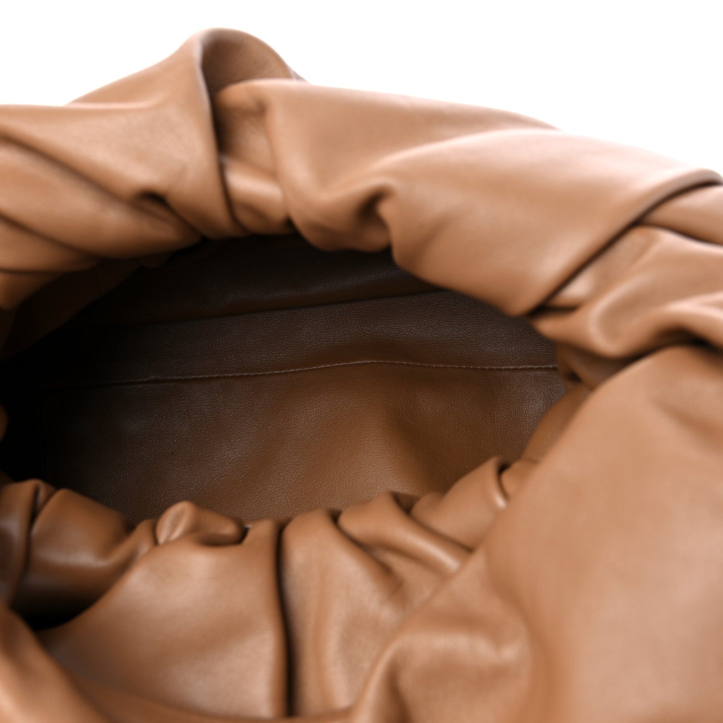 Smooth Butter Calfskin Medium The Shoulder Pouch Cammello