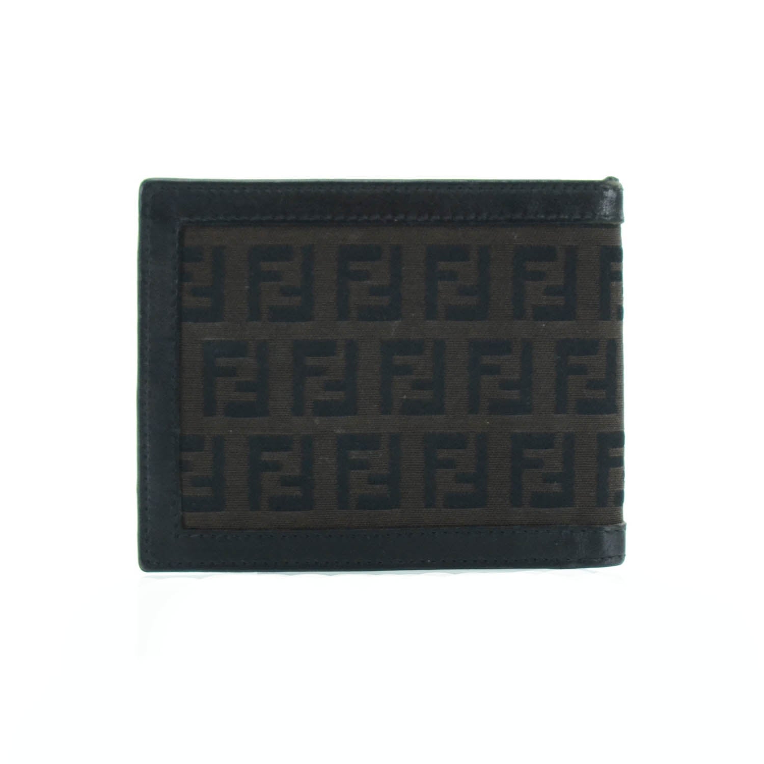 Fendi Zucchino Bi-Fold Wallet Brown 3 of 8
