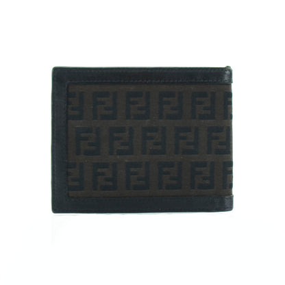 Fendi Zucchino Bi-Fold Wallet Brown 3 of 8