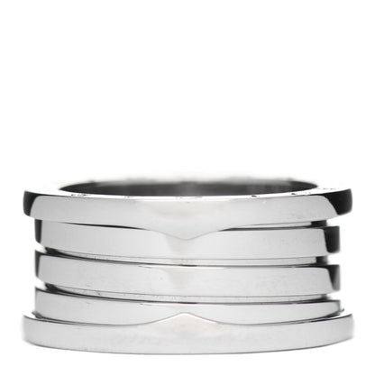 Bulgari 18K White Gold B.Zero1 Four-Band Ring 58 8.5 1 of 6