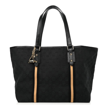Gucci Monogram Large Jolicoeur Tote Black 1 of 6