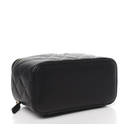 Chanel Caviar Quilted Small Vanity Case With Chain Black 3 of 10