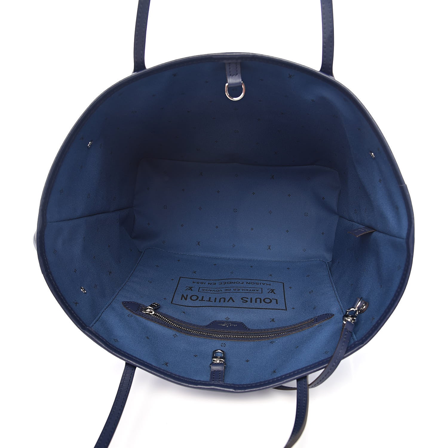 Louis Vuitton Monogram Escale Neverfull MM Blue 6 of 13