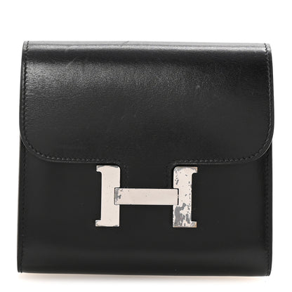 Hermes Box Constance Short Wallet Black 1 of 6