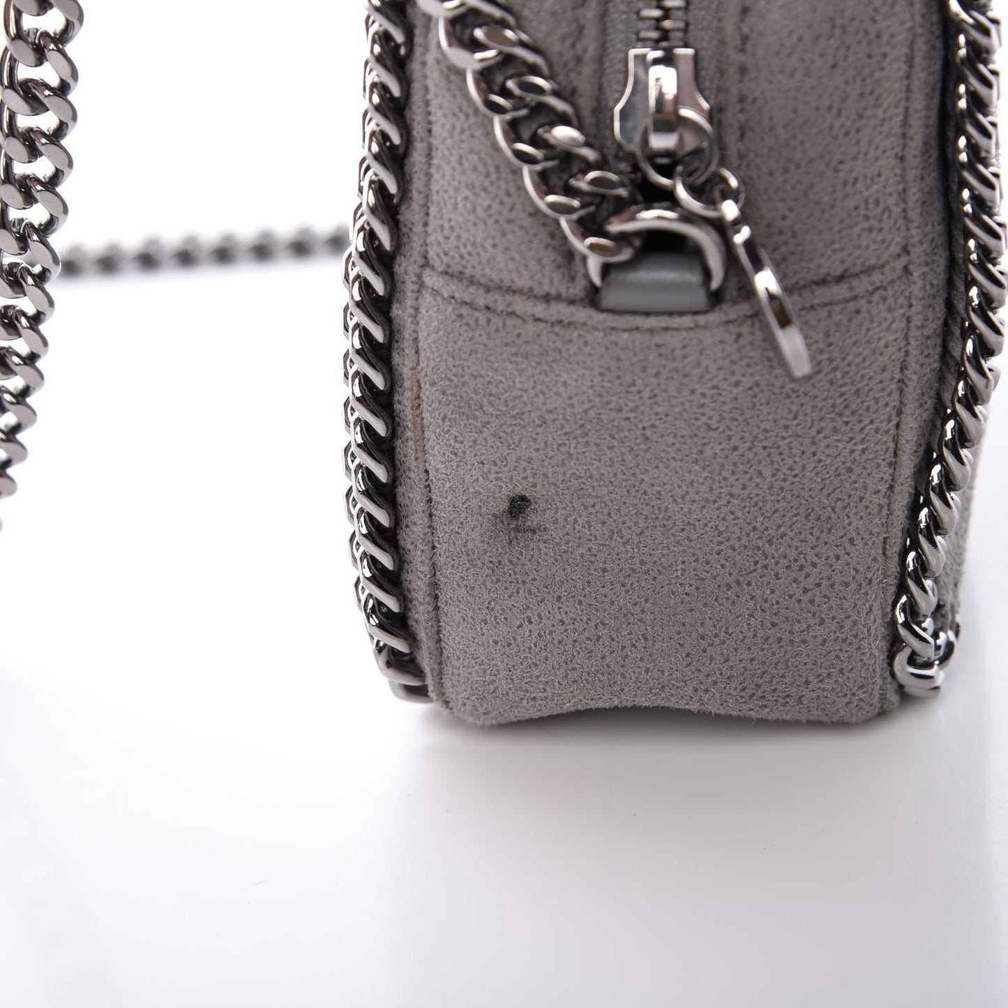 Shaggy Deer Falabella Crossbody Camera Bag Light Grey