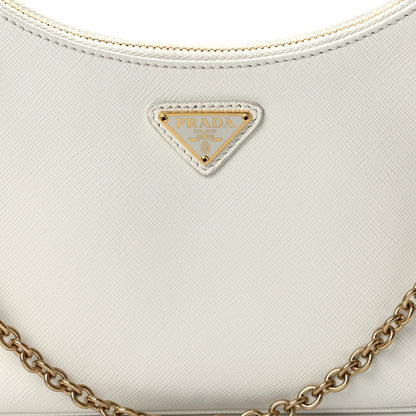 Prada Saffiano Re-Edition 2005 Shoulder Bag White 7 of 13