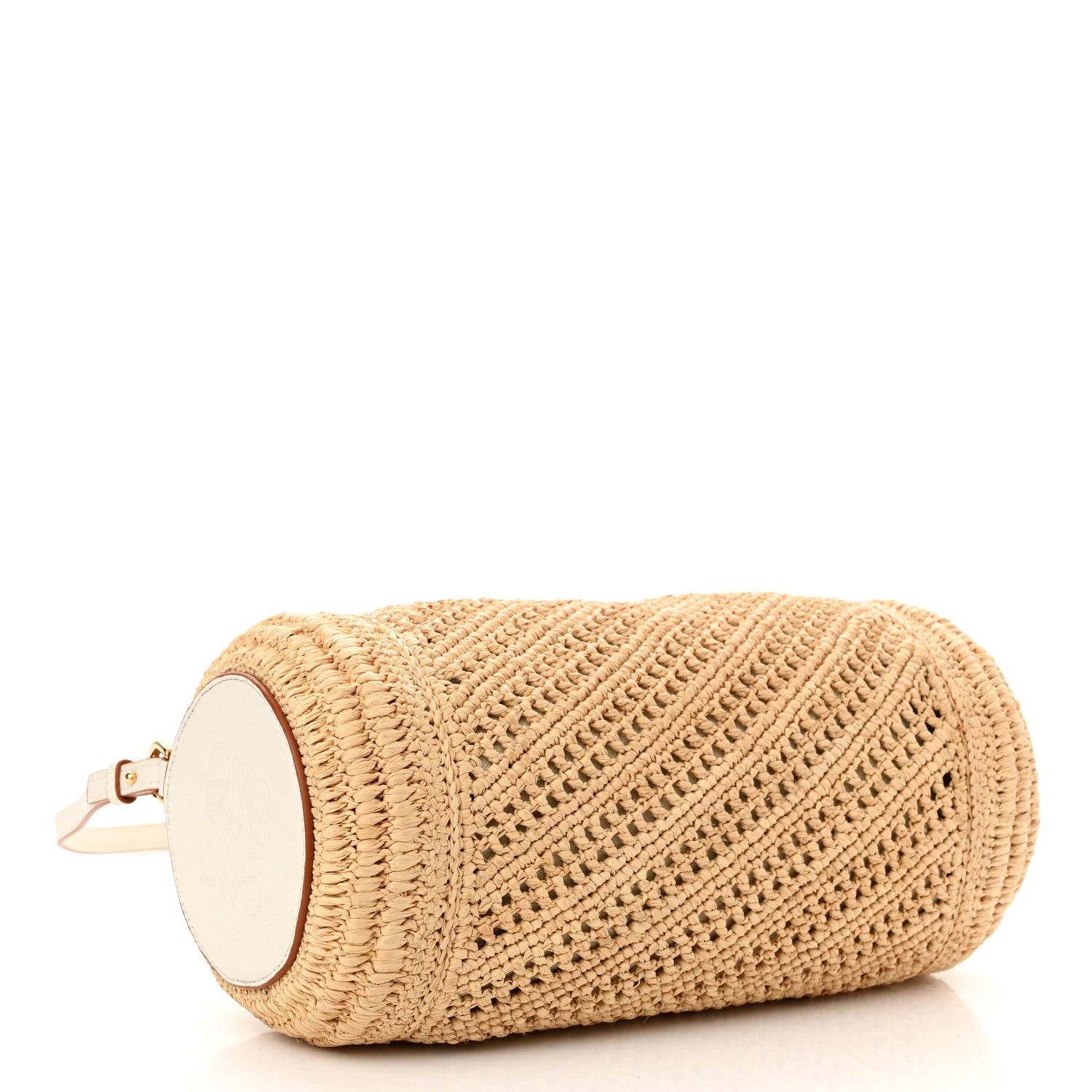 Loewe Raffia Paula's Ibiza Bracelet Pouch Natural White 4 of 9