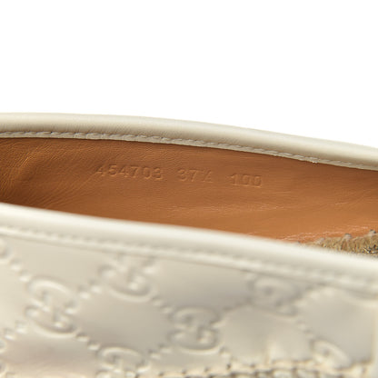 Gucci Guccissima Signature Espadrilles 37.5 Mystic White 8 of 10