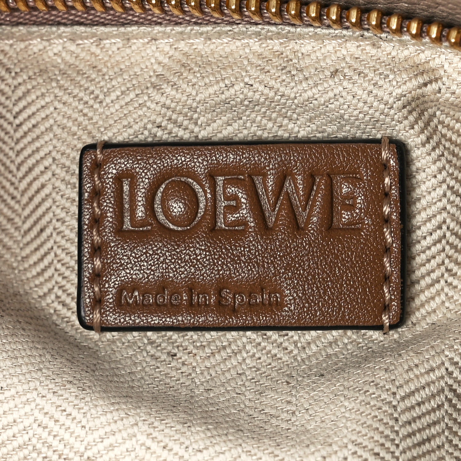 Loewe Grained Calfskin Small Puzzle Bag Sand Mink 6 of 11