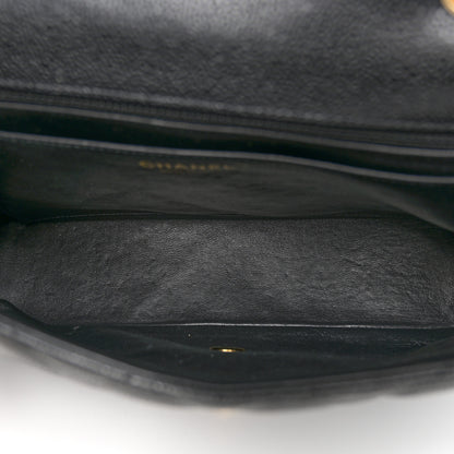 Chanel Caviar Quilted Jumbo Single Flap Black 5 of 11