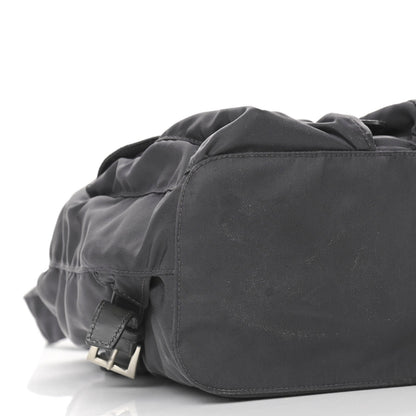 Prada Nylon Vela Medium Backpack Black 8 of 9