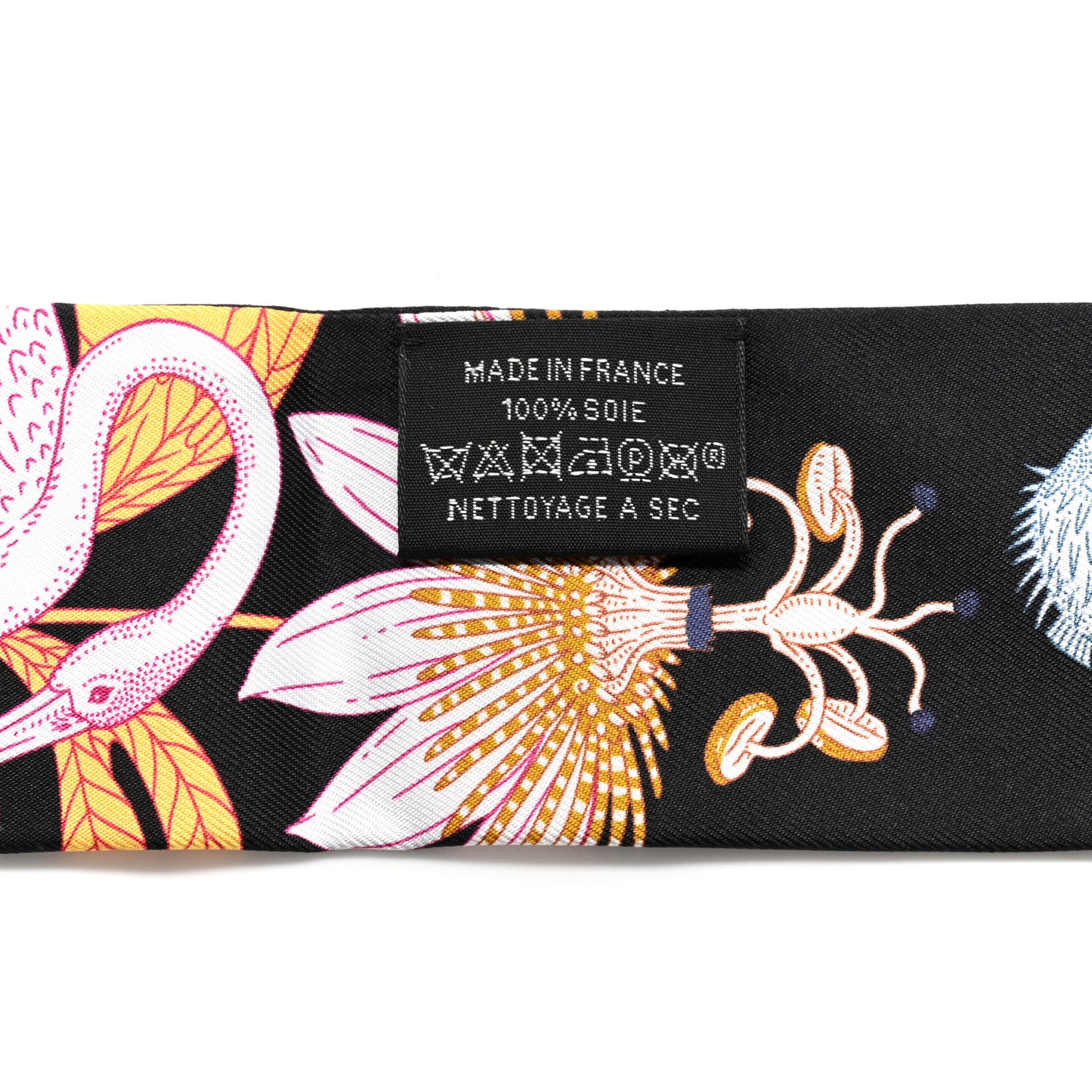 Silk Precious Paradise Twilly Black Beige Multicolor