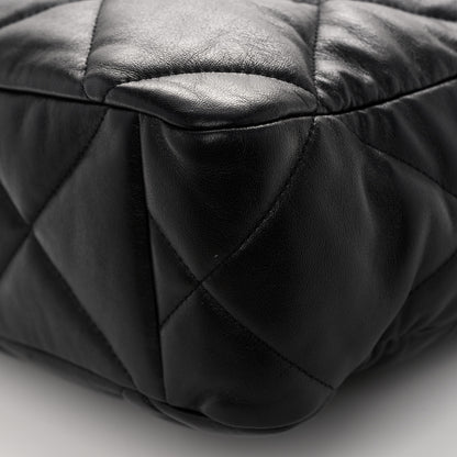 Chanel Lambskin Quilted Chanel 19 Shopping Bag Black 10 of 11