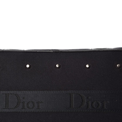 Christian Dior Nylon Crystal Satchel Black 18 of 19