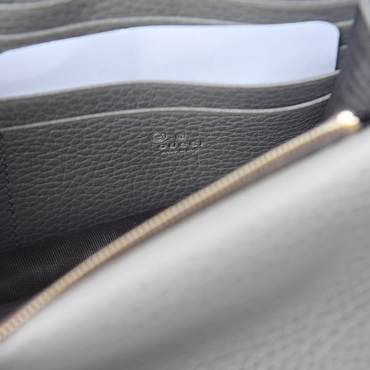 Gucci Dollar Calfskin Medium Betty Chain Wallet Loess 6 of 8