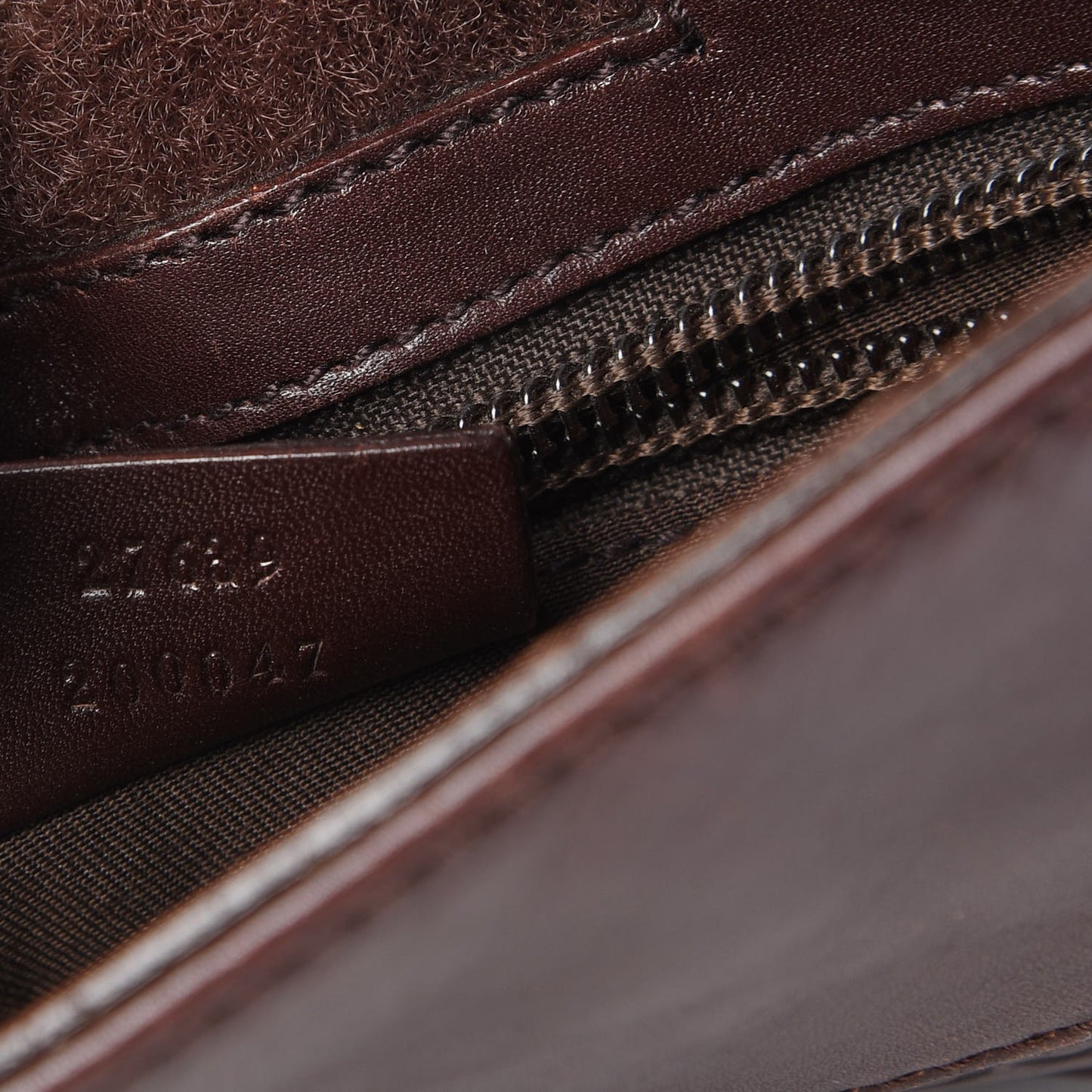 Guccissima Medium Flat Messenger Bag Dark Brown