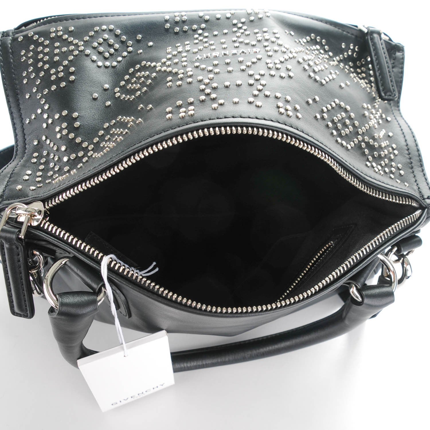 Givenchy Calfskin Studded Medium Pandora Black 5 of 8