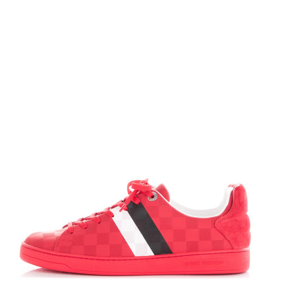Louis Vuitton Damier Infini Frontrow Sneakers 36.5 Rouge 1 of 8
