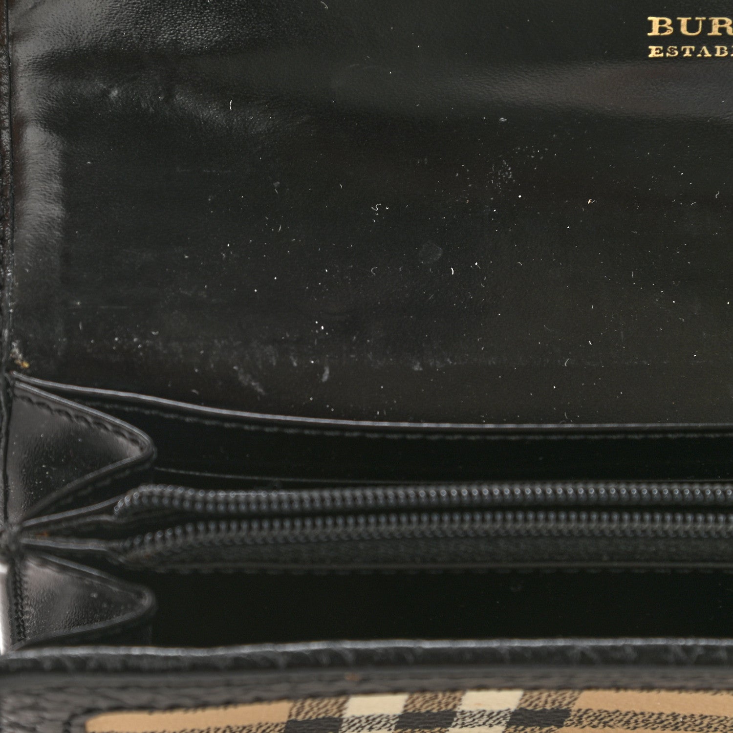 Burberry Haymarket Check Molly Wallet Brown 9 of 11