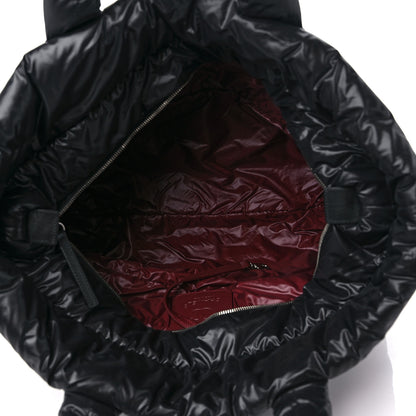 Chanel Nylon Quilted Large Coco Cocoon Tote Black 5 of 9