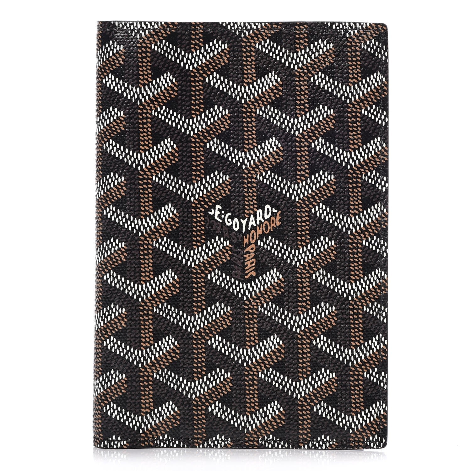 Goyard Chevron Passport Wallet Black 1 of 8