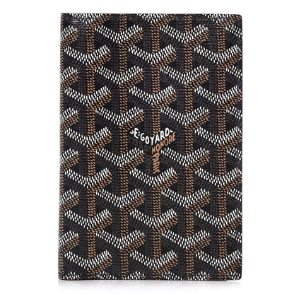 Goyard Chevron Passport Wallet Black 1 of 8