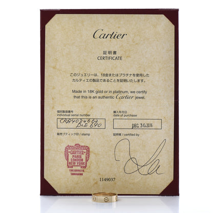 Cartier 18K Yellow Gold 5.5mm LOVE Ring 62 10 5 of 5