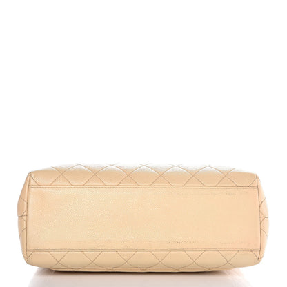 Chanel Caviar Quilted Jumbo Kelly Flap Beige Clair 5 of 19