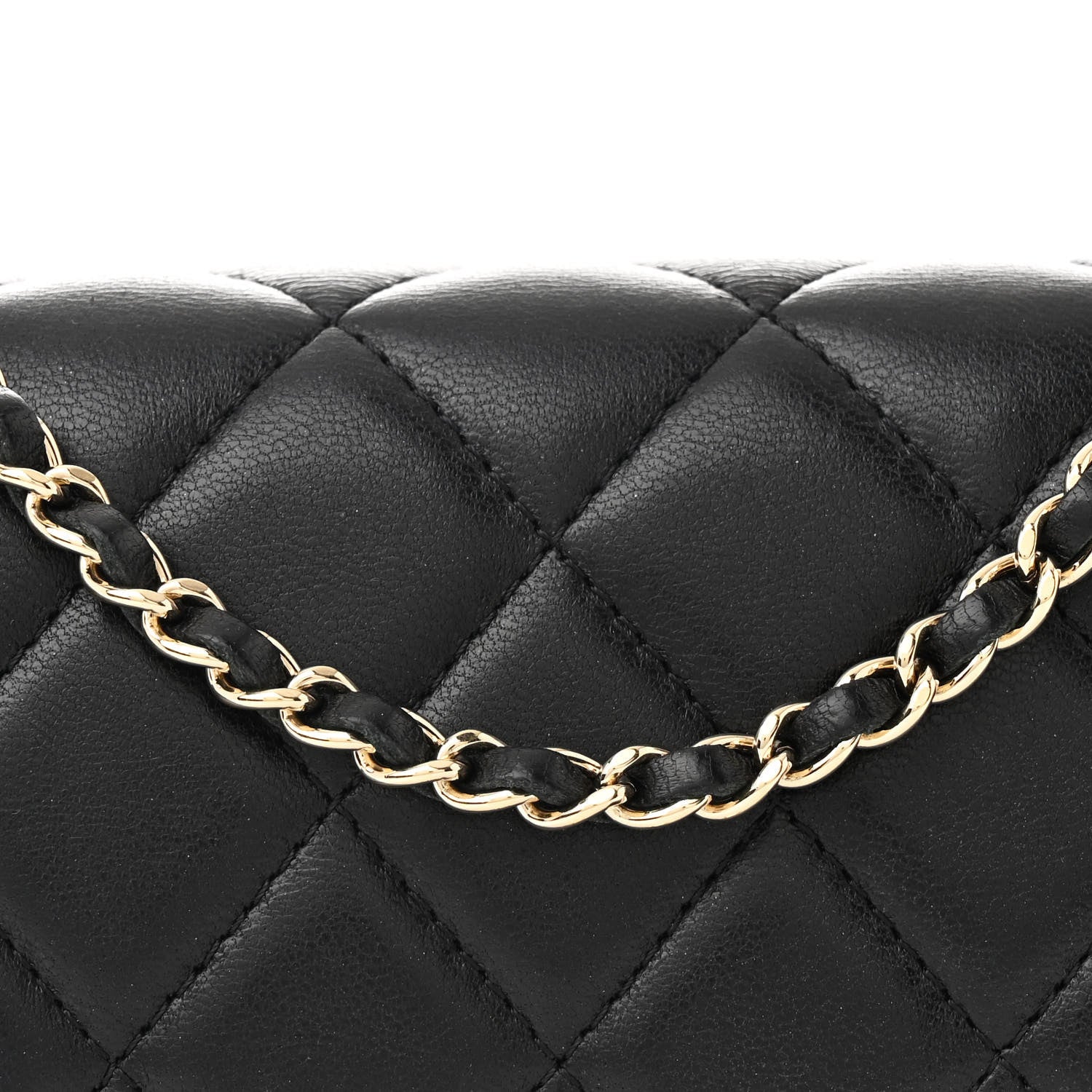 Chanel Caviar Quilted Golden Class Wallet On Chain WOC Black 9 of 13