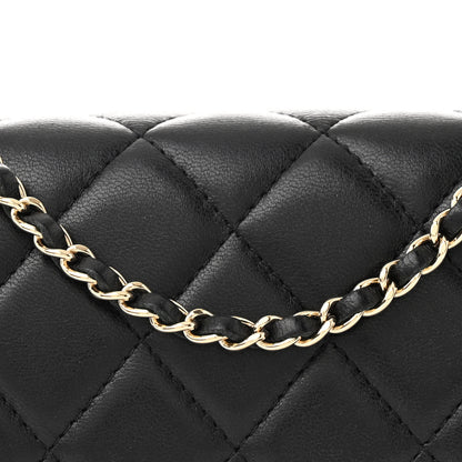 Chanel Caviar Quilted Golden Class Wallet On Chain WOC Black 9 of 13