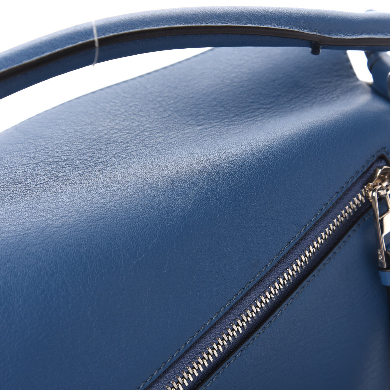 Loewe Calfskin Small Puzzle Bag Marine Stone Steel Blue 11 of 11