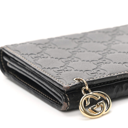 Gucci Guccissima Signature GG Pierce Continental Wallet Chocolate 9 of 11