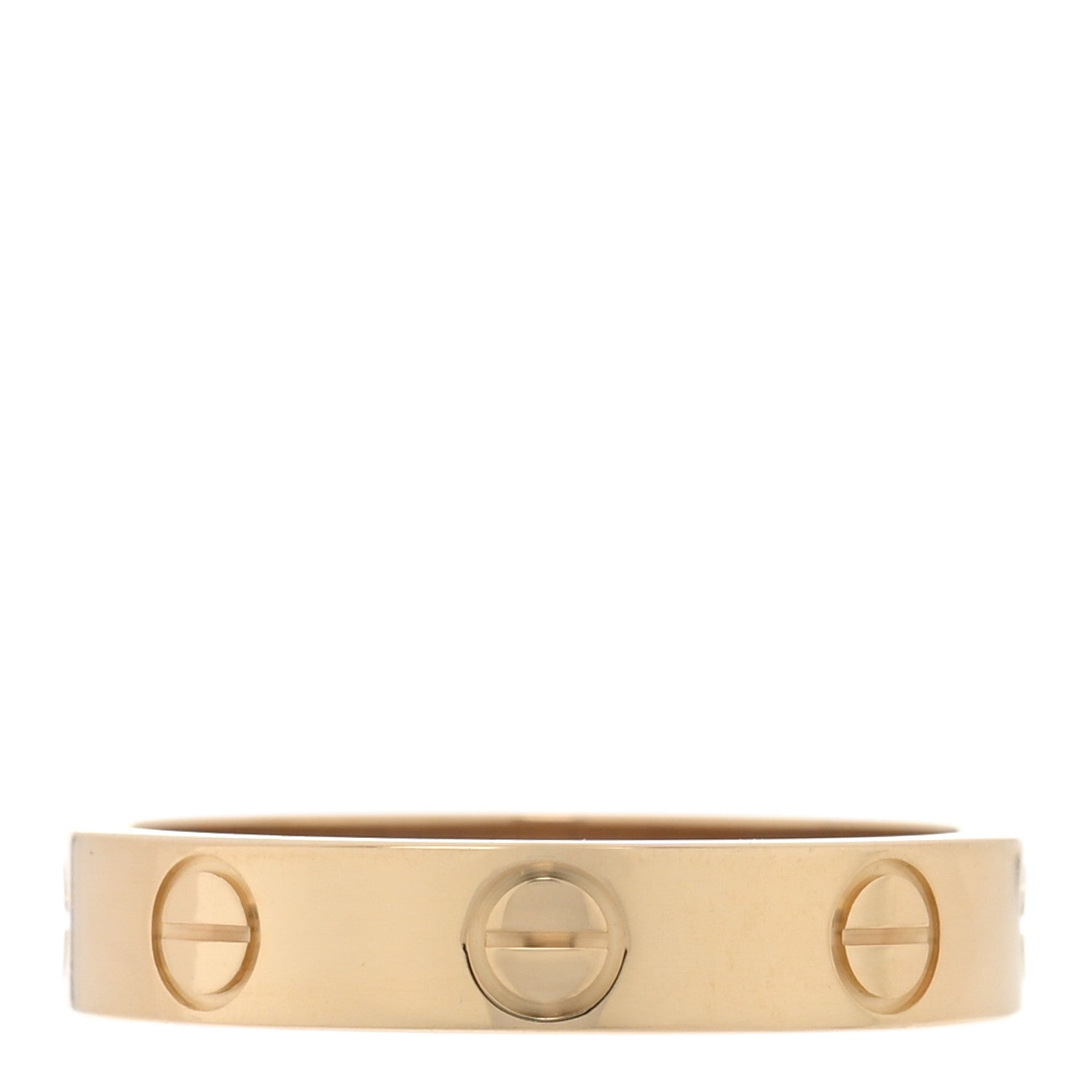 Cartier 18K Yellow Gold 3.5mm LOVE Wedding Band Ring 50 5.25 1 of 5