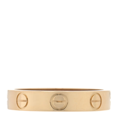 Cartier 18K Yellow Gold 3.5mm LOVE Wedding Band Ring 50 5.25 1 of 5
