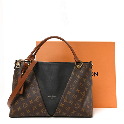 Louis Vuitton Monogram V Tote MM Black 10 of 10