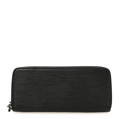 Louis Vuitton Epi Clemence Wallet Black 1 of 11