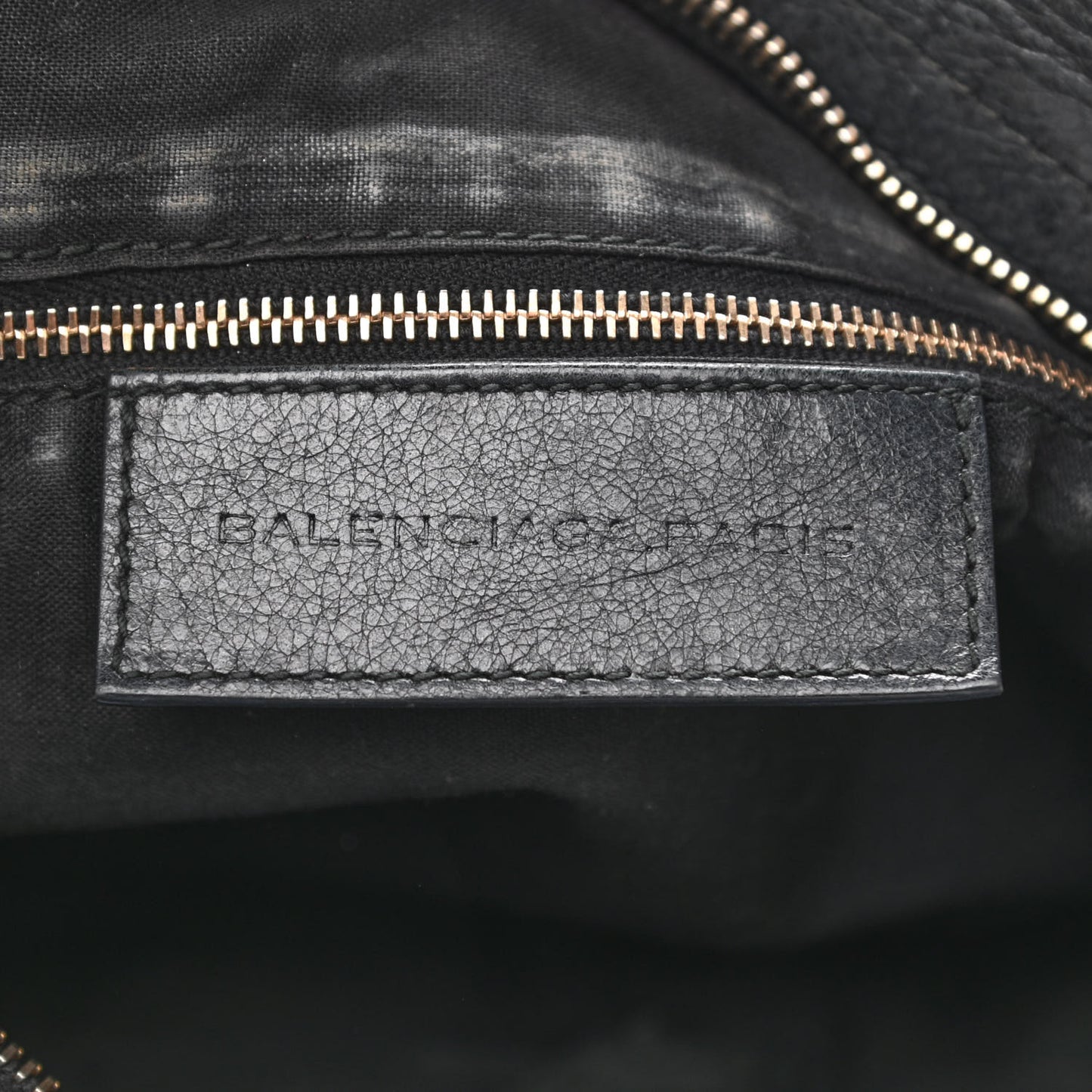 Agneau Giant 12 Rose Gold Hardware Town Black